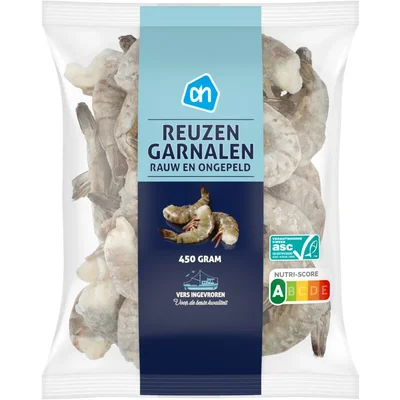 AH Reuzengarnalen rauw en ongepeld