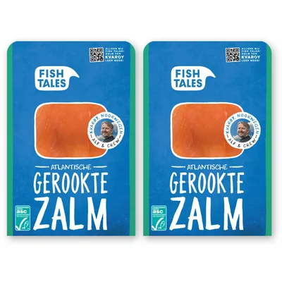Fish Tales Atlantische gerookte zalm 2-pack