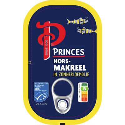 Princes Horsmakreel in zonnebloemolie