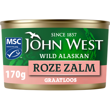 John West Wilde roze zalm zonder vel en graat