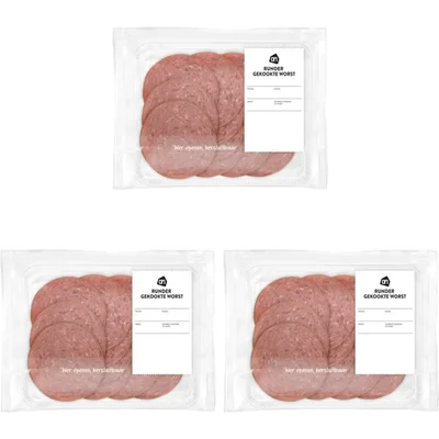 AH Runder gekookte worst 3-pack