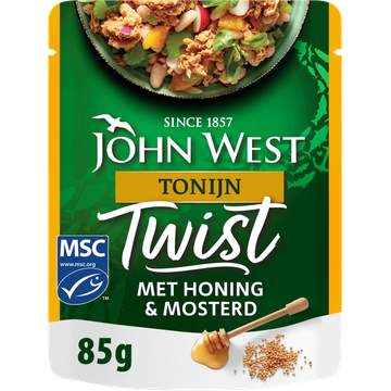 John West Twist tonijn met honing & mosterd