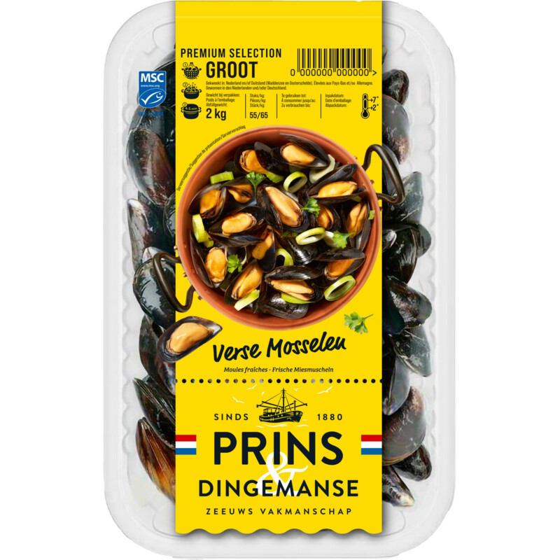 Prins & Dingemanse Verse mosselen