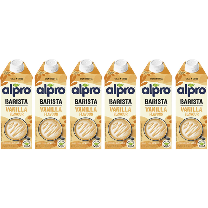 Alpro Barista vanille smaak 6-pack