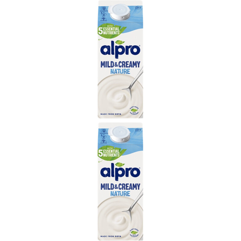 Alpro Mild & creamy naturel 2-pack