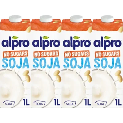 Alpro Sojadrink zonder suikers 4-pack