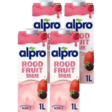 Alpro Sojadrink rode vruchten 4-pack