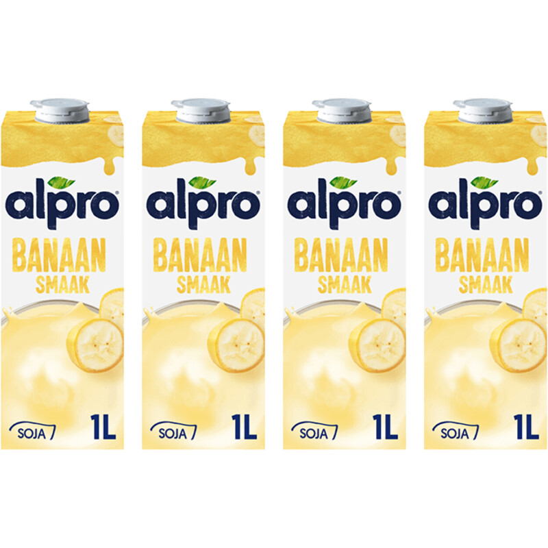 Alpro Sojadrink banaan 4-pack