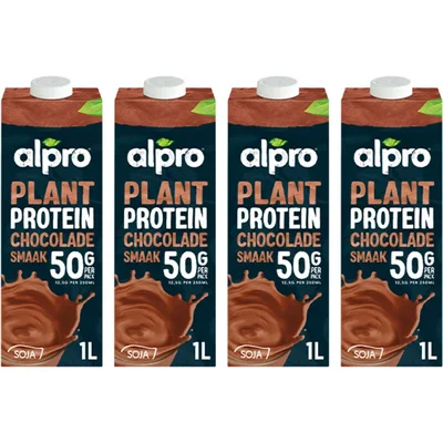 Alpro Protein sojadrink chocolade 4-pack
