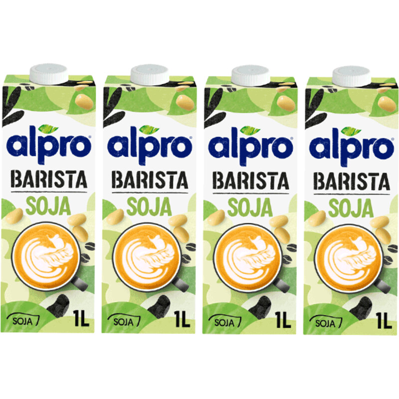 Alpro Barista soja 4-pack