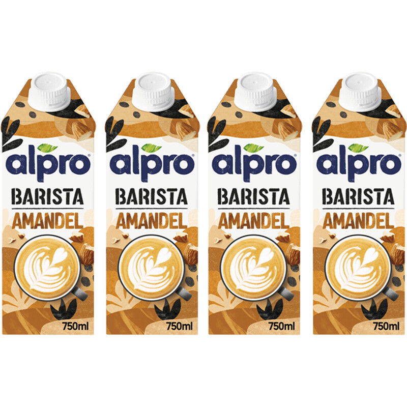 Alpro Barista amandel 4-pack
