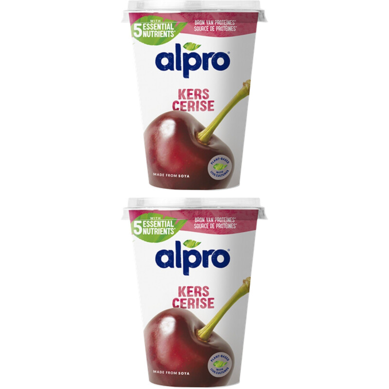 Alpro Plantaardig variatie kers 2-pack
