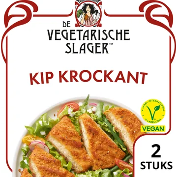 Vegetarische Slager Vegan kip krockant