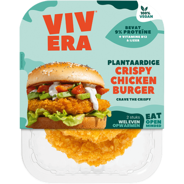 Vivera Plantaardige crispy chicken burger