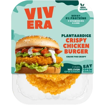 Vivera Plantaardige crispy chicken burger