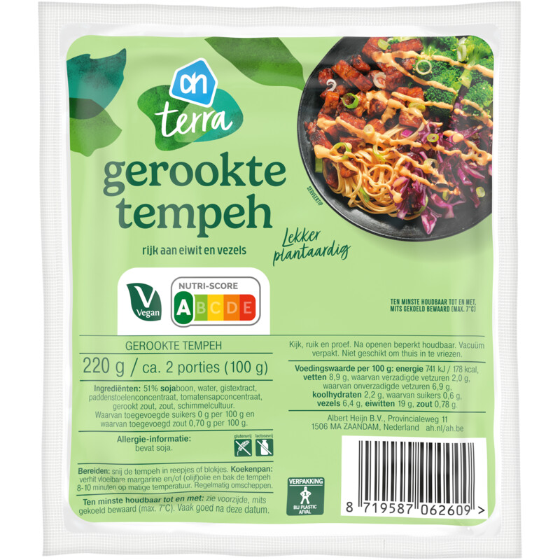 AH Terra Gerookte tempeh