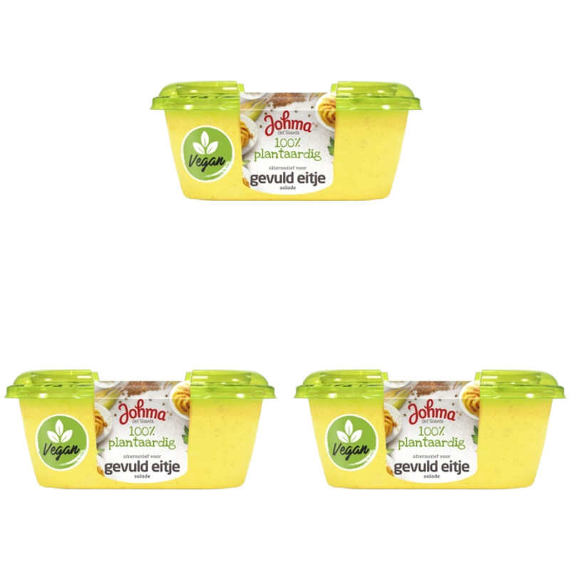 Johma 100% plantaardig gevulde eitje 3-pack