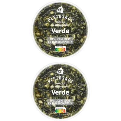 AH Pestosaus groen 2-pack