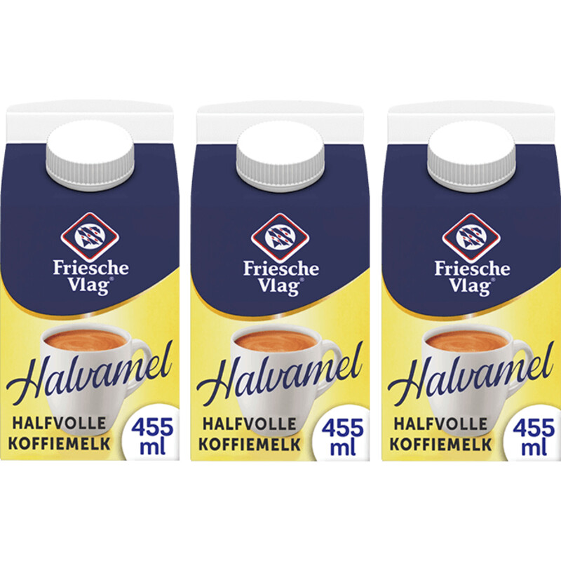 Friesche Vlag Halvamel 3-pack