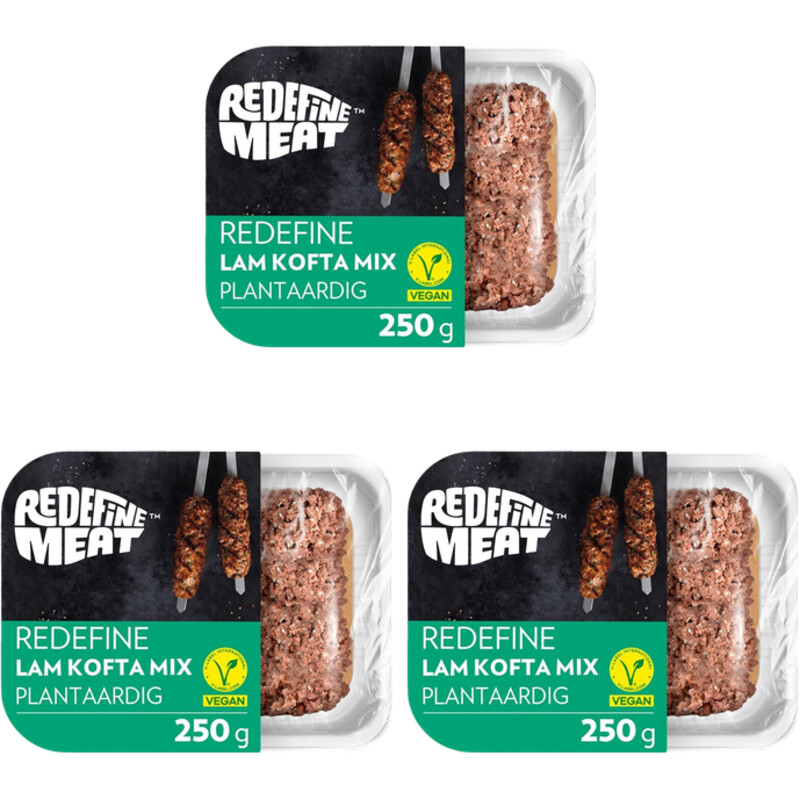 Redefine Meat Lamb kofta mix 3-pack