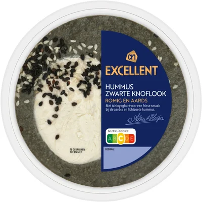 AH Excellent Hummus zwarte knoflook