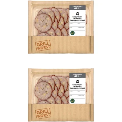AH Grillworst jalapeno Zaanlander 2-pack
