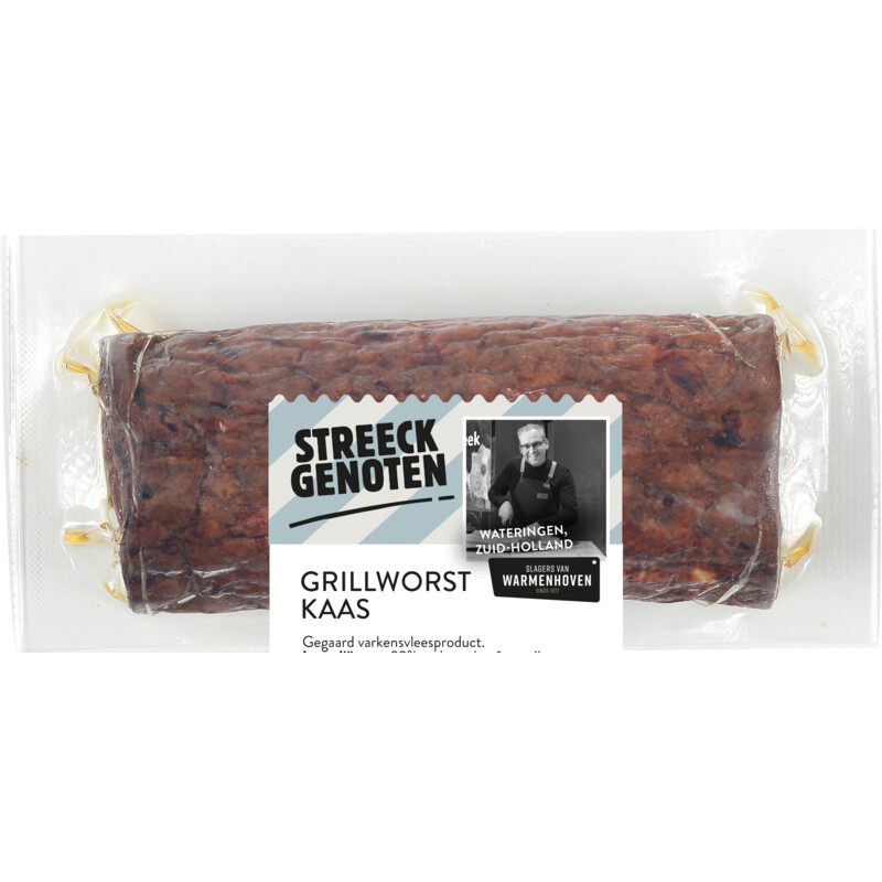 Streeckgenoten Grillworst kaas stukje
