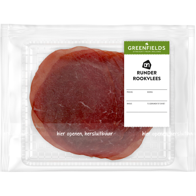 AH Greenfields Runderrookvlees kleinverpakking
