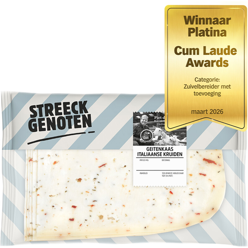 Streeckgenoten Geitenkaas Italiaanse kruiden