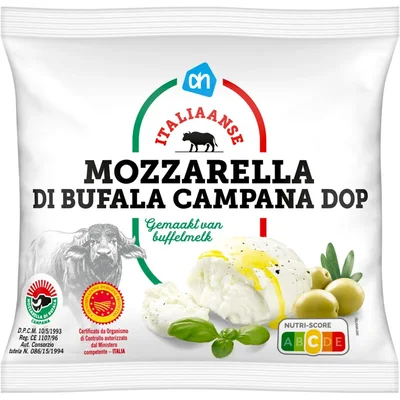 AH Italiaanse mozzarella di bufala campana
