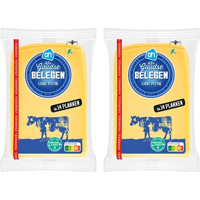 AH Goudse belegen 48+ plakken groot 2-pack