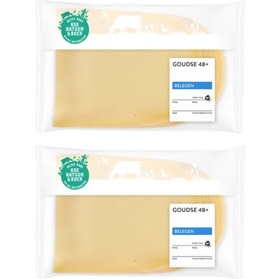 AH Goudse belegen 48+ plakken 2-pack