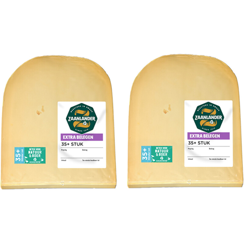 AH Zaanlander Extra belegen 35+ stuk 2-pack