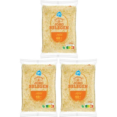 AH Goudse jong belegen 48+ geraspt 3-pack