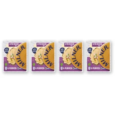 Milner Extra belegen 30+ plakken 4-pack