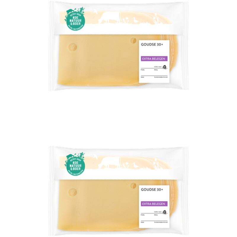 AH Goudse extra belegen 30+ plakken 2-pack