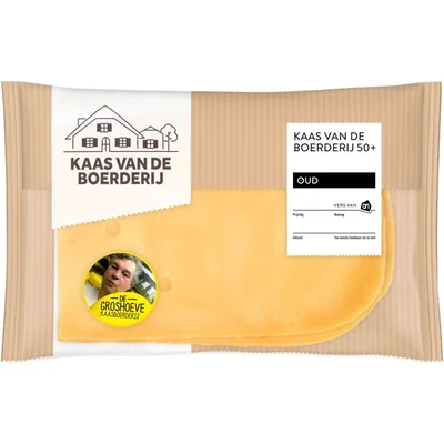 AH Kaas van de boerderij oud 50+ plak