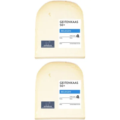 AH Geitenkaas belegen 50+ stuk 2-pack
