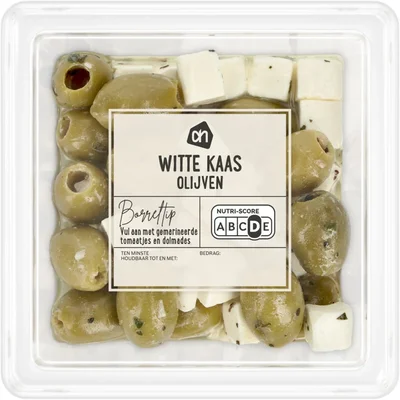 AH Witte kaas olijven