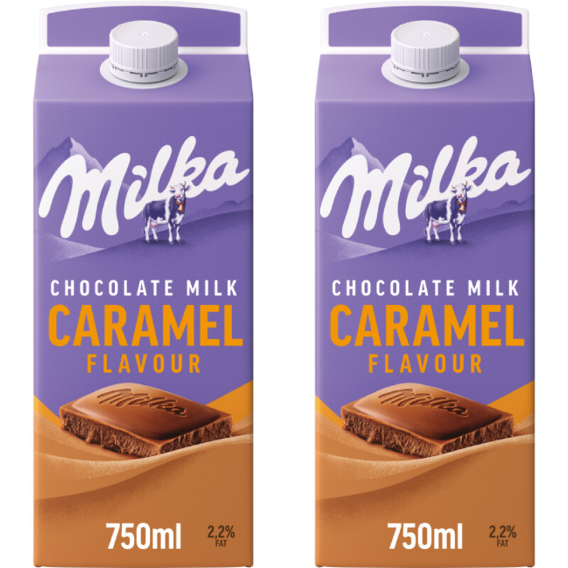 Milka chocolademelk caramelsmaak 2-pack