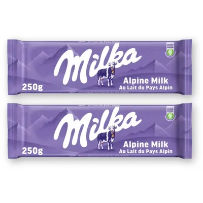 Milka Melkchocolade Alpenmelk 2-pack