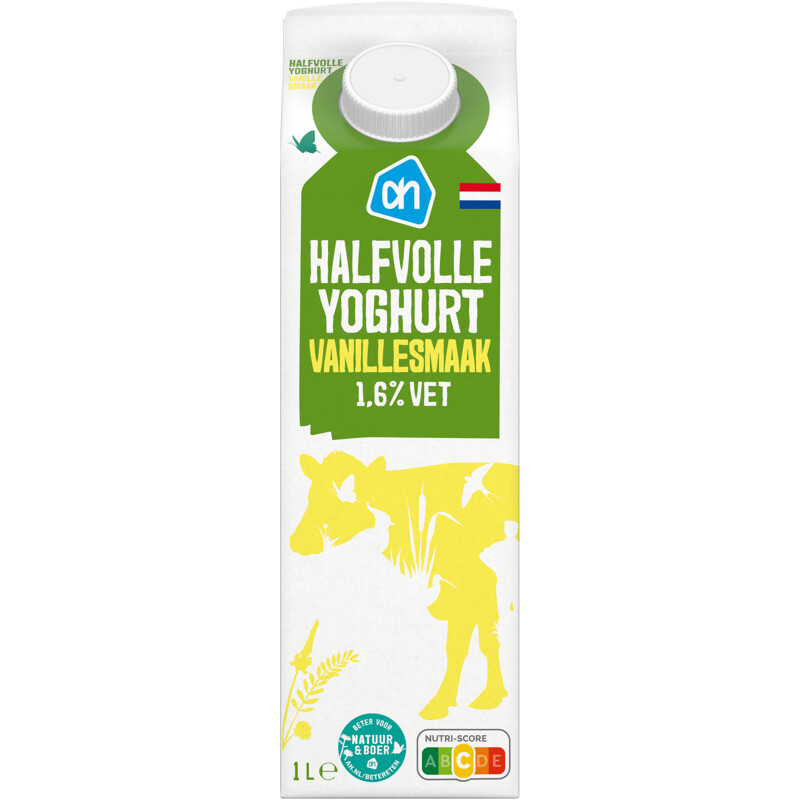 AH Halfvolle yoghurt vanillesmaak