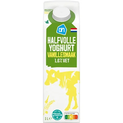 AH Halfvolle yoghurt vanillesmaak