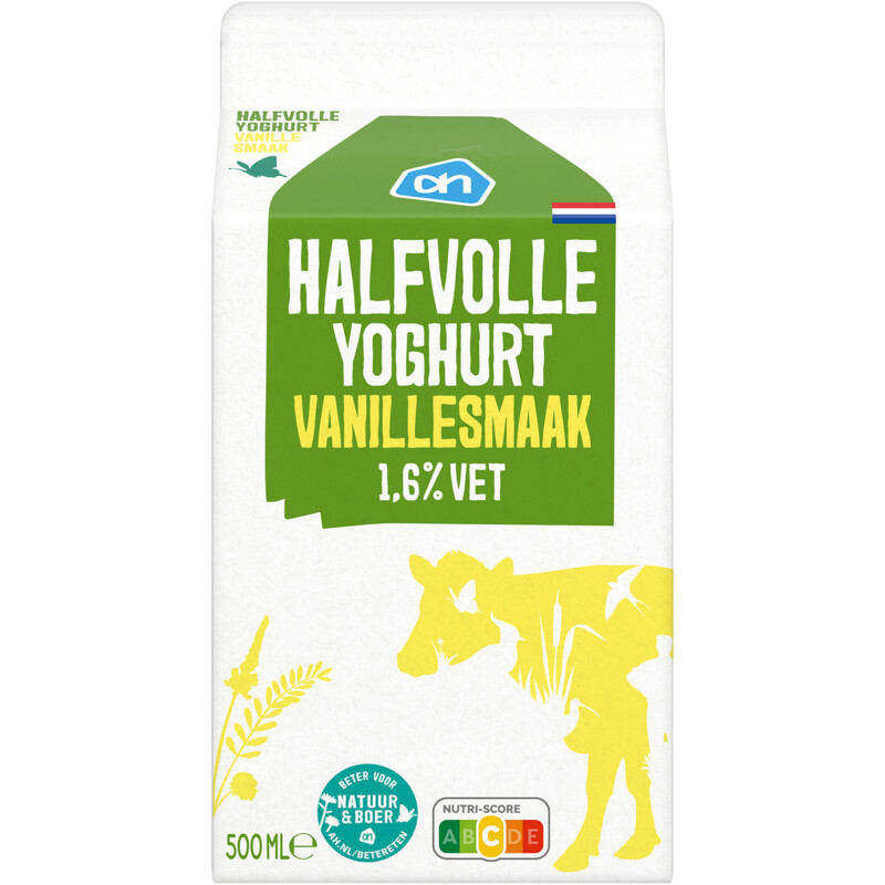 AH Halfvolle yoghurt vanillesmaak