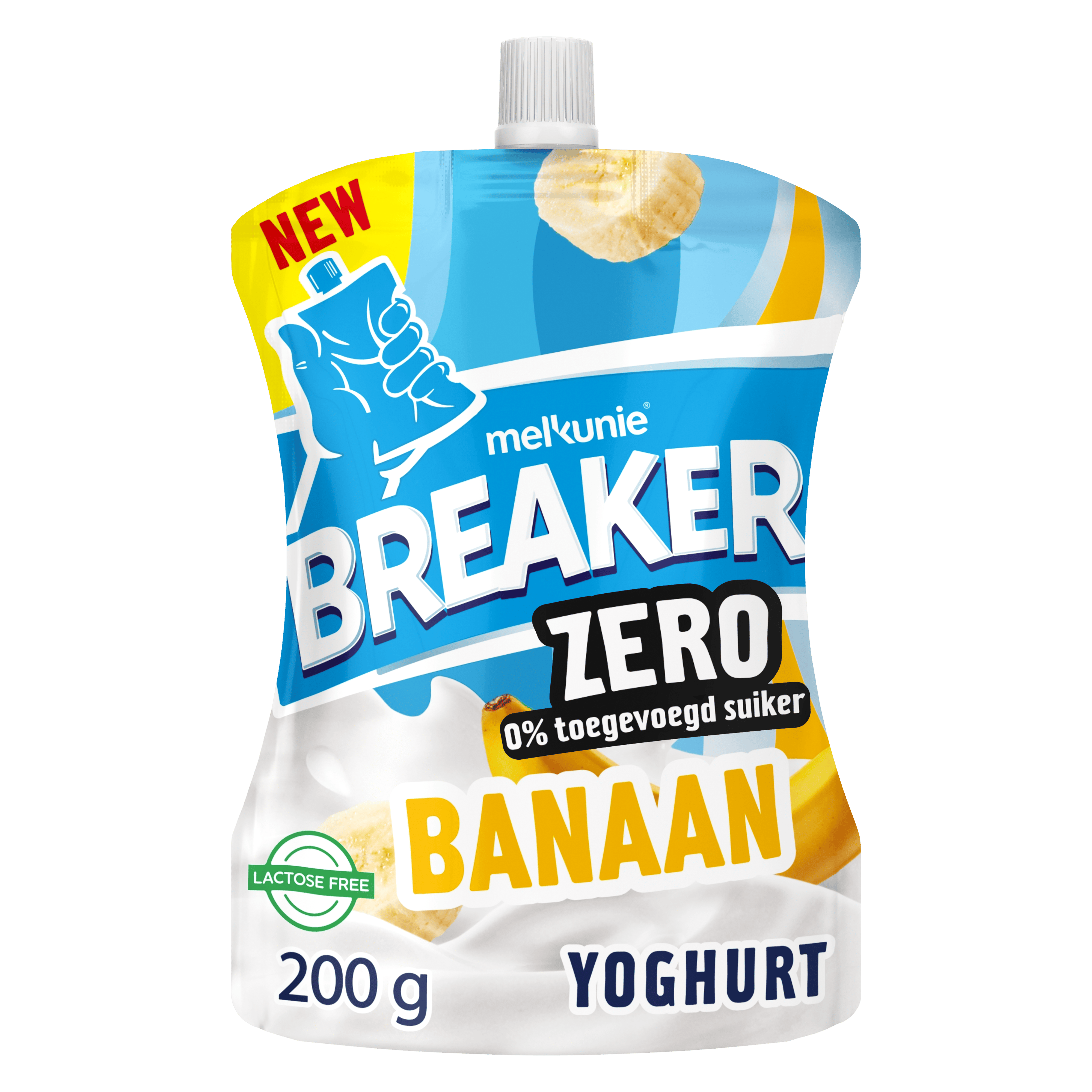 Melkunie Breaker zero banaan yoghurt