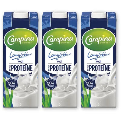 Campina Langlekker vol extra proteine 3-pack