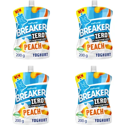 Melkunie Breaker zero perzik 4-pack