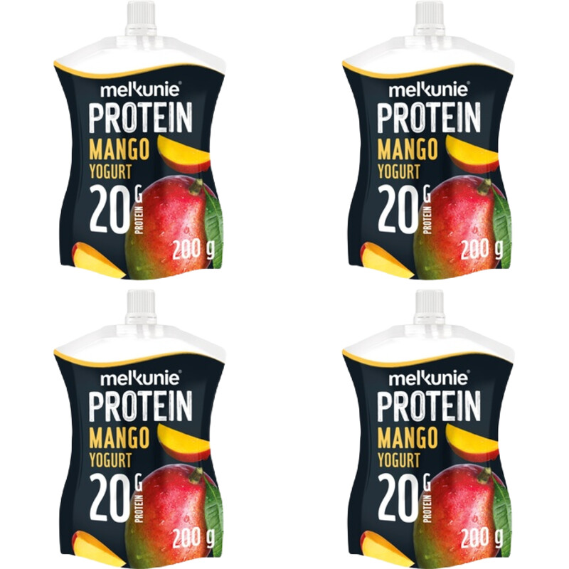 Melkunie Protein mango yoghurt 4-pack