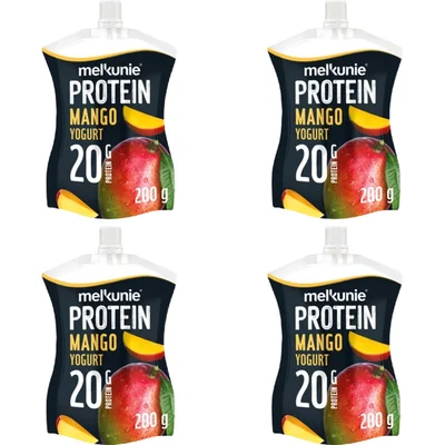 Melkunie Protein mango yoghurt 4-pack