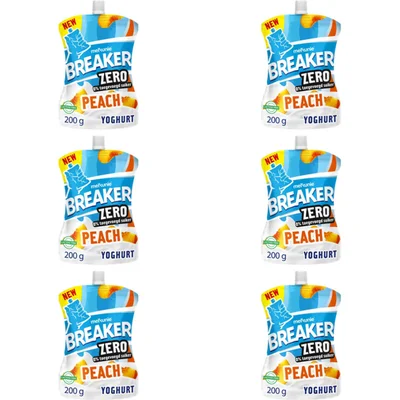 Melkunie Breaker zero peach 6-pack